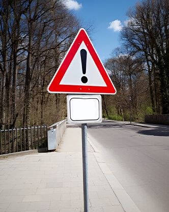 E Mark Warning Triangle